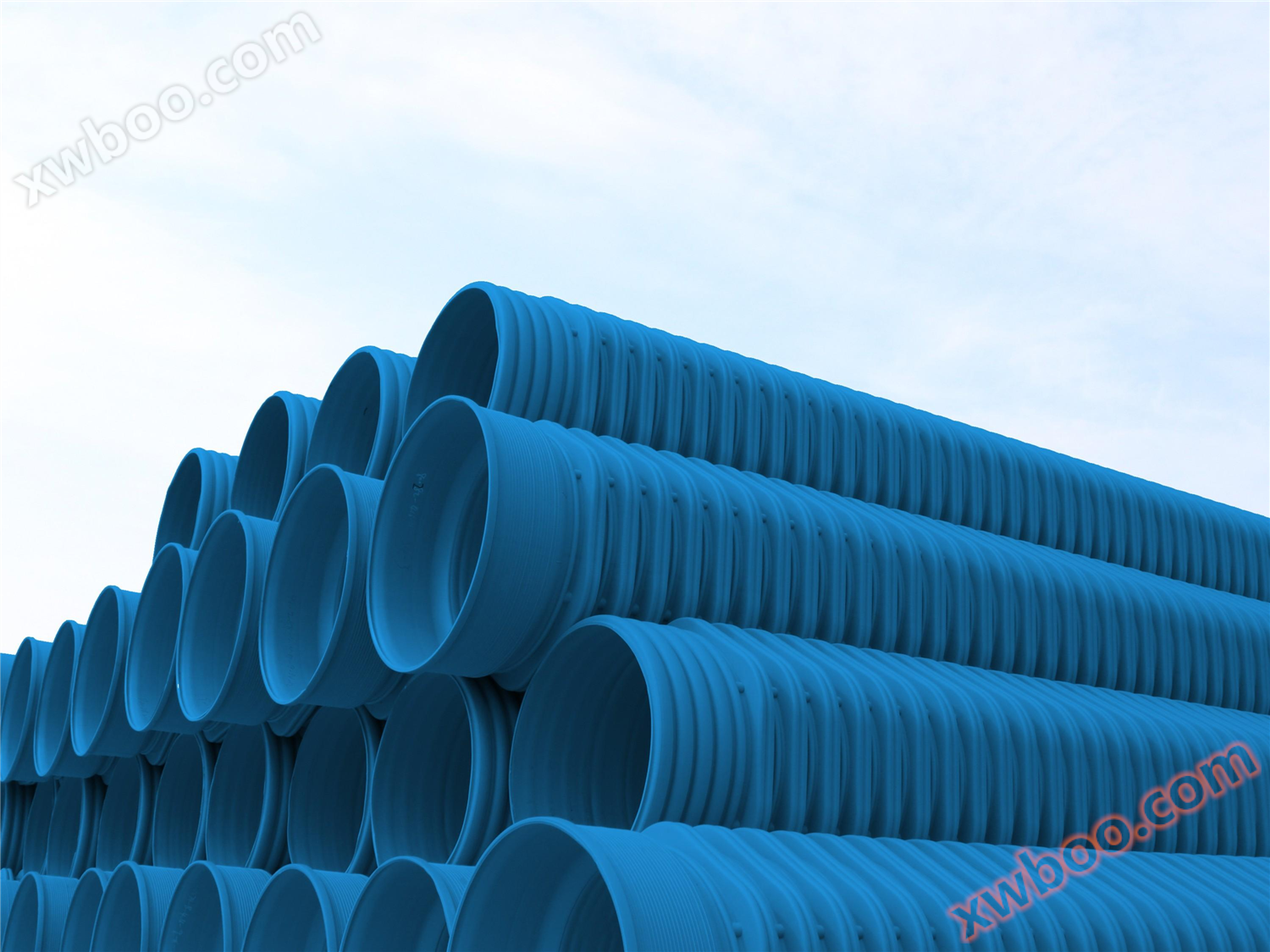 Modified high-density polyethylene (HDPE-IW) hexagonal structure wall pipe